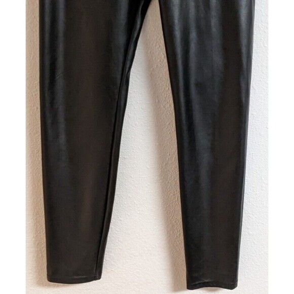 Wilfred Free "Daria" Pant High-waisted UnReal Black Leather Leggings Medium - Picture 7 of 8